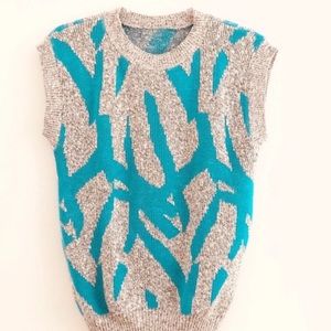 Vintage Honors Patterned Knit Vest